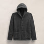 Chunky Waffle Knit Hooded Coat in Anthracite | James Perse Los Angeles