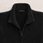 Wool Alpaca Stretch Zip Front in Black | James Perse Los Angeles