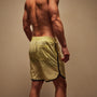 Curved Hem Board Short in Neon/Carbon | James Perse Los Angeles