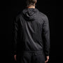 Lightweight Hooded Windbreaker in Black | James Perse Los Angeles