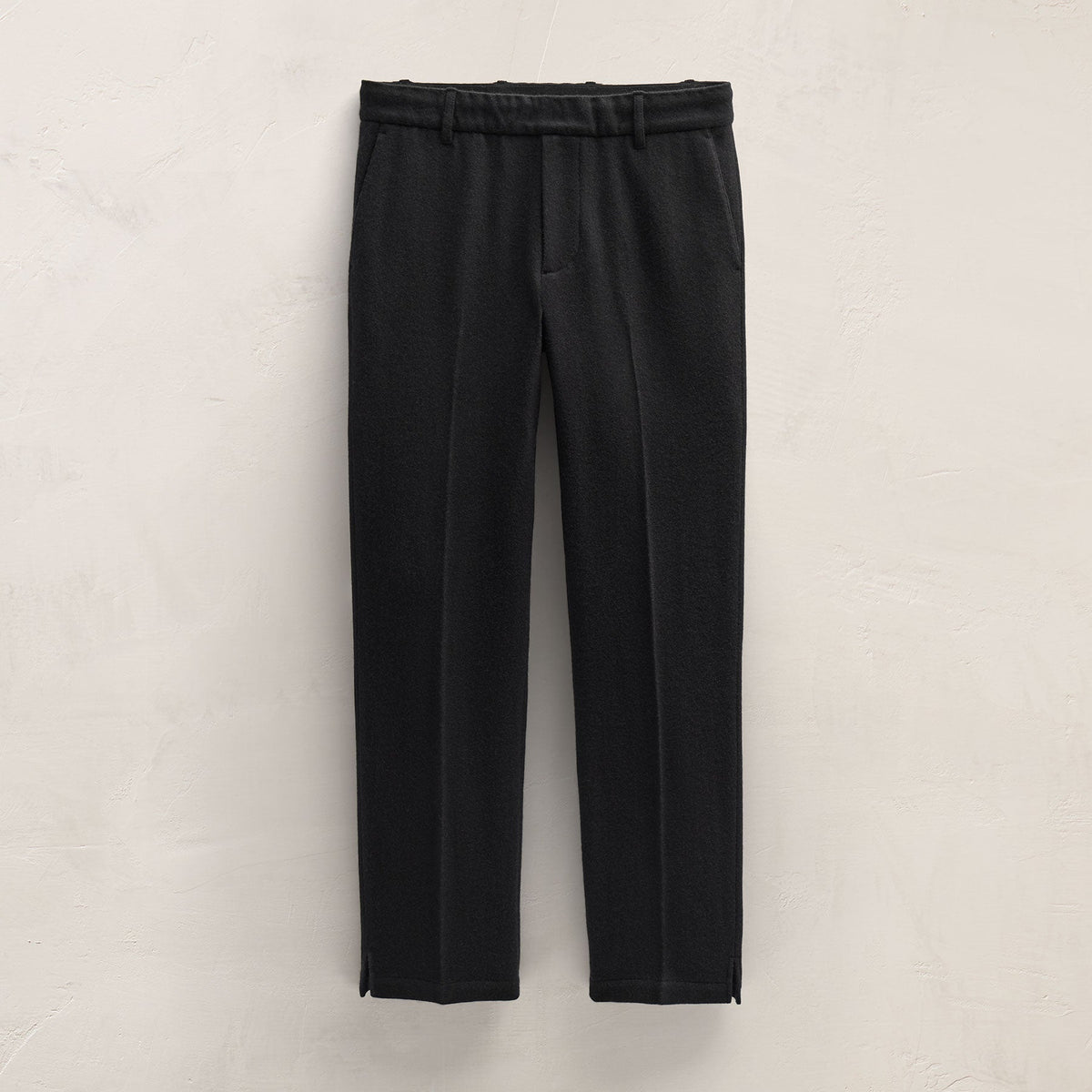Wool Cashmere Flannel Pant in Black | James Perse Los Angeles