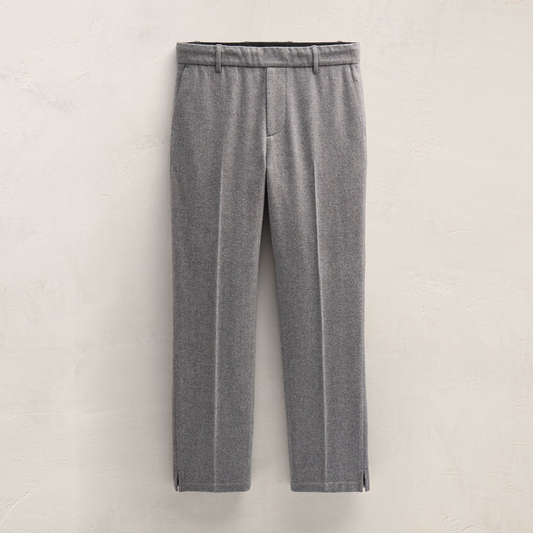 Wool Cashmere Flannel Pant in Heather Grey | James Perse Los Angeles
