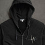JP x LA in Zipup Hoodie in Black | James Perse Los Angeles