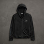 JP x LA in Zipup Hoodie in Black | James Perse Los Angeles