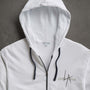 JP x LA in Zipup Hoodie in White | James Perse Los Angeles