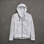 JP x LA in Zipup Hoodie in White | James Perse Los Angeles