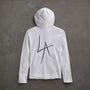 JP x LA in Zipup Hoodie in White | James Perse Los Angeles