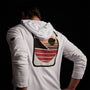 Malibu Shoreline Zip Up  in White | James Perse Los Angeles