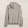 Vintage French Terry Zip Up Hoodie in Concrete Pigment | James Perse Los Angeles