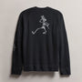 Men's Raglan Sweatshirt Grateful Dead in Carbon Pigment | James Perse Los Angeles