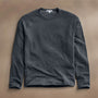 Vintage French Terry Sweatshirt in Asphalt Pigment | James Perse Los Angeles