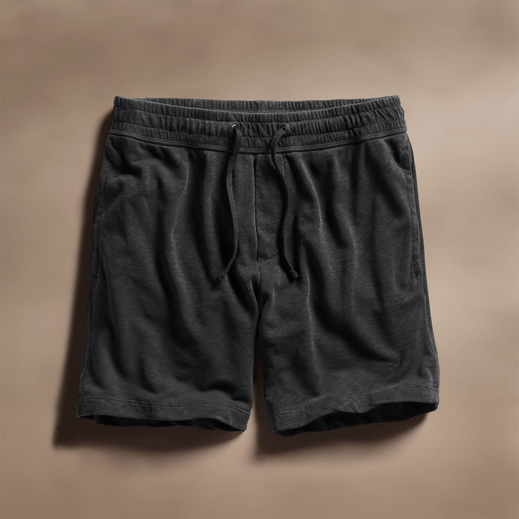 Vintage French Terry Sweat Short in Carbon Pigment | James Perse Los Angeles