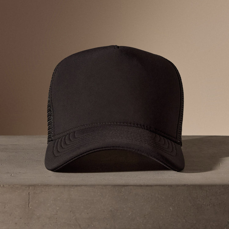 Scuba Trucker Hat - Black