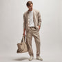 Cotton Twill Pant in Toast Pigment | James Perse Los Angeles
