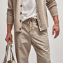 Cotton Twill Pant in Toast Pigment | James Perse Los Angeles