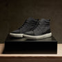 Men's Solstice Skate High Top Sneaker in Black/Black | James Perese Los Angeles