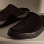 Men's Suede Clog in Black | James Perse Los Angeles