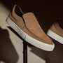 Men's Coastal Suede Slip On in Chestnut | James Perse Los Angeles
