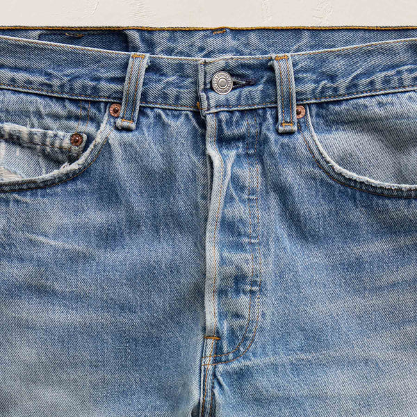 Vintage Levi's Denim In Medium Wash | James Perse Los Angeles