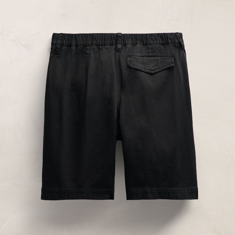 Cotton Long Short in Black Pigment | James Perse Los Angeles