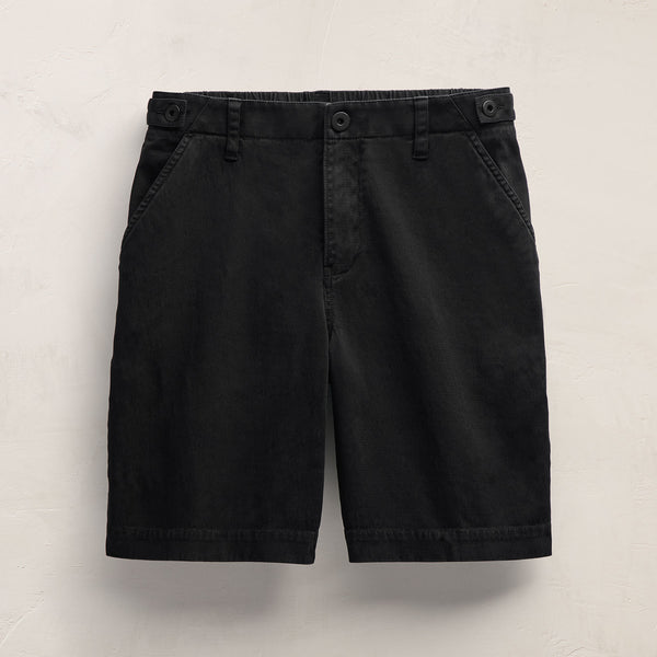 Cotton Long Short in Black Pigment | James Perse Los Angeles