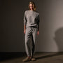 Brushed Thermal Sweat Pant  in Heather Grey | James Perse Los Angeles