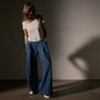 Cotton Linen Retro Pocket Tee in Salt | James Perse Los Angeles