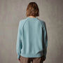 Cotton Cashmere Blend Pullover in Baby Blue | James Perse Los Angeles