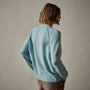 Cotton Cashmere Blend Pullover in Baby Blue | James Perse Los Angeles