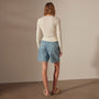 Pull On Denim Short in Bleach Wash | James Perse Los Angeles