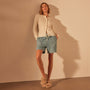Pull On Denim Short in Bleach Wash | James Perse Los Angeles