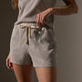 Cotton Linen Waffle Short in Salt | James Perse Los Angeles