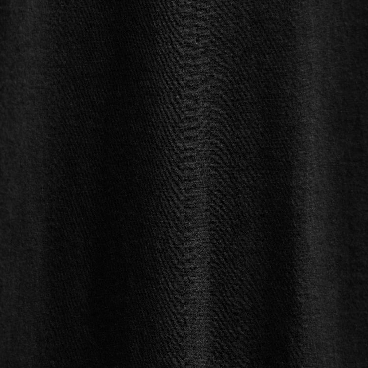 Short Sleeve Elevated Lotus Jersey Crew in Black | James Perse Los Angeles