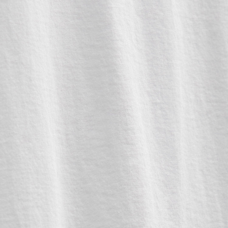 Short Sleeve Elevated Lotus Jersey V Neck in White | James Perse Los Angeles