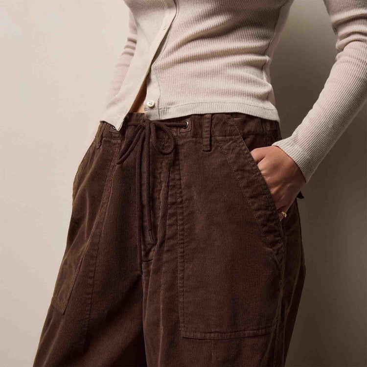 Corduroy Utility Pant in Porcupine | James Perse Los Angeles
