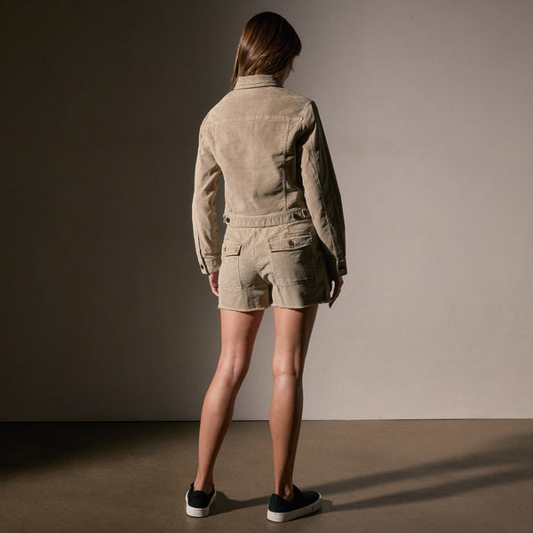 Shrunken Jean Jacket in Overcast Pigment | James Perse Los Angeles