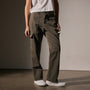 Herringbone Utility Pant  in Army Green Pigment | James Perse Los Angeles