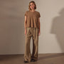 High Gauge Fresca Baby Doll Tee in Cashew | James Perse Los Angeles