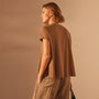 High Gauge Fresca Baby Doll Tee in Cashew | James Perse Los Angeles
