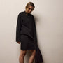 Heavy Spun Cashmere Sweater in Black | James Perse Los Angeles