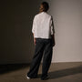Pocket Cropped Shirt in White | James Perse Los Angeles