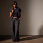 Garment DyedLinen Pleated Pant in Magma Pigment | James Perse in Los Angeles