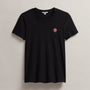 Women's Grateful Dead Rose Short Sleeve Crew in Black/Red | James Perse Los Angeles