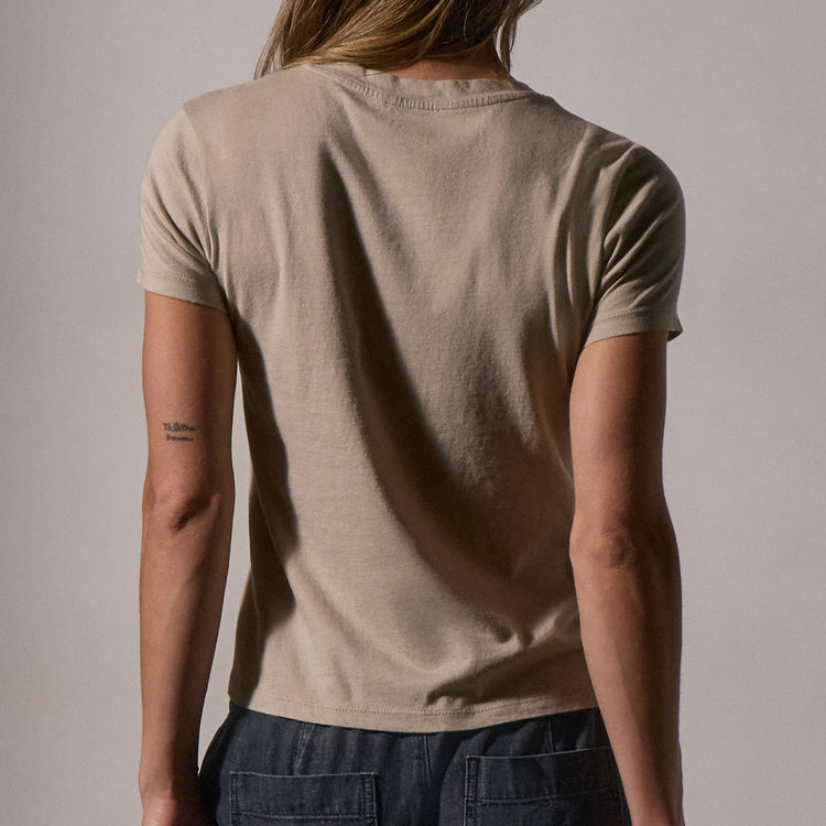 Vintage Little Boy Tee in Toast | James Perse Los Angeles