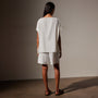 Lightweight Matte Poly Shell Top in White | James Perse Los Angeles