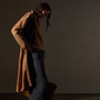 Unlined Suede Trench Coat in Toffee | James Perse Los Angeles