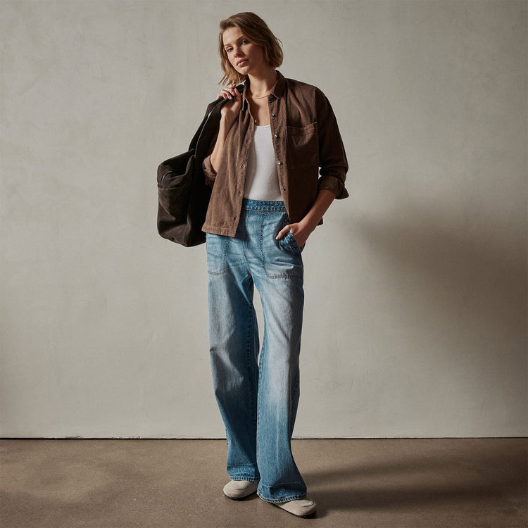 Pacifica Jean in Medium Denim | James Perse Los Angeles