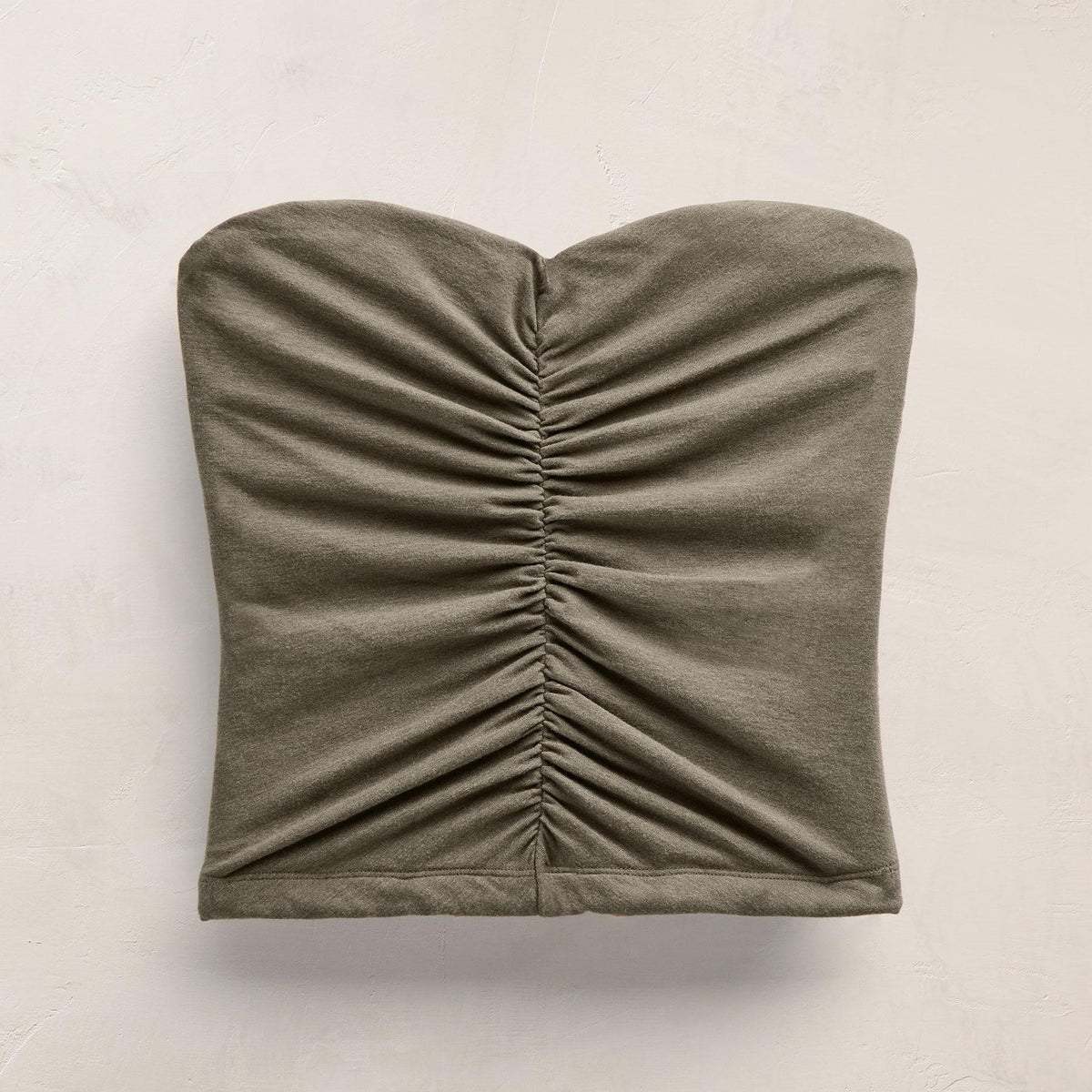 Melange Stretch Jrsy Tube Top in Birch | James Perse Los Angeles