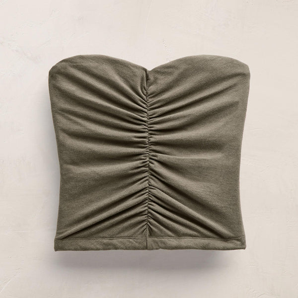 Melange Stretch Jrsy Tube Top in Birch | James Perse Los Angeles