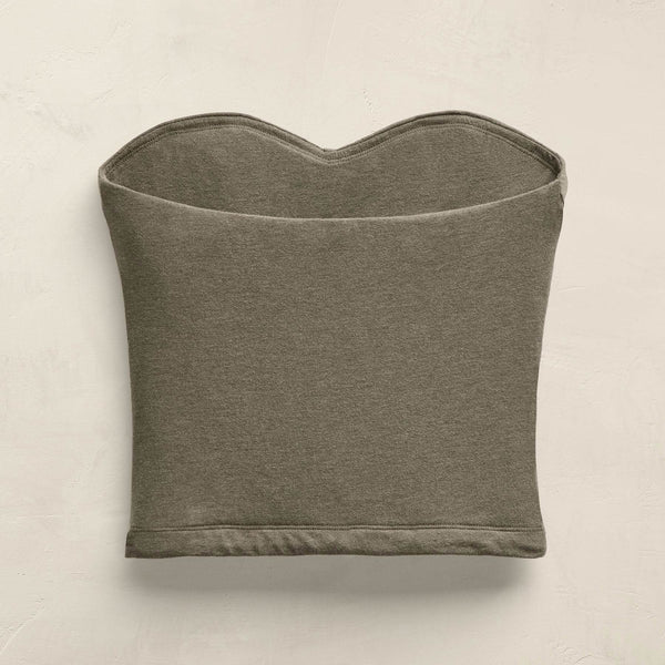 Ruched Strapless Top - Birch